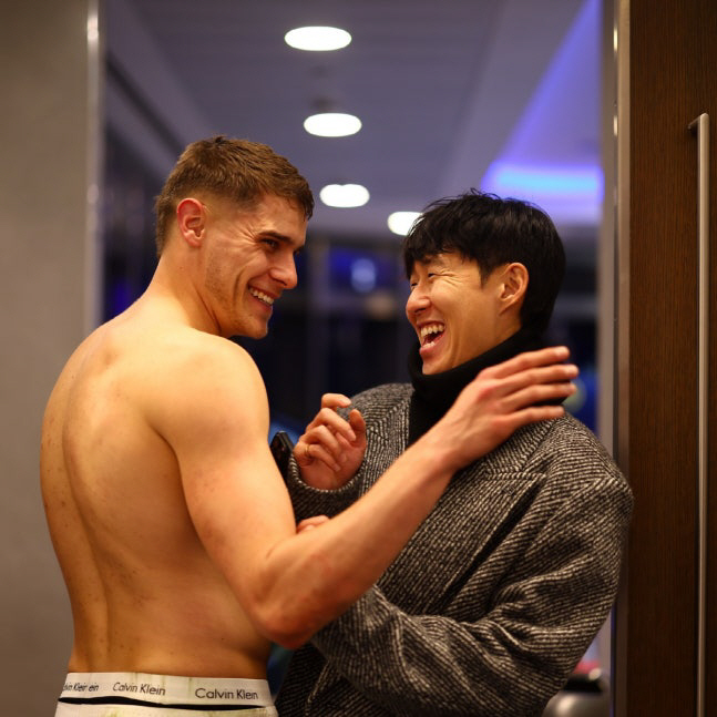 '짱꾸' 손흥민 장난미 제대로 터졌다 "네 골이 내 푸스카스골보다 멋지다…