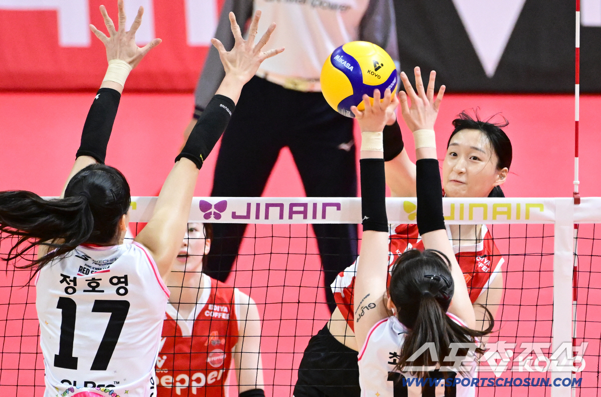 외나무 다리에서 정관장이 살았다. 3대1 역전승, 4연패 탈출. 페퍼저축…