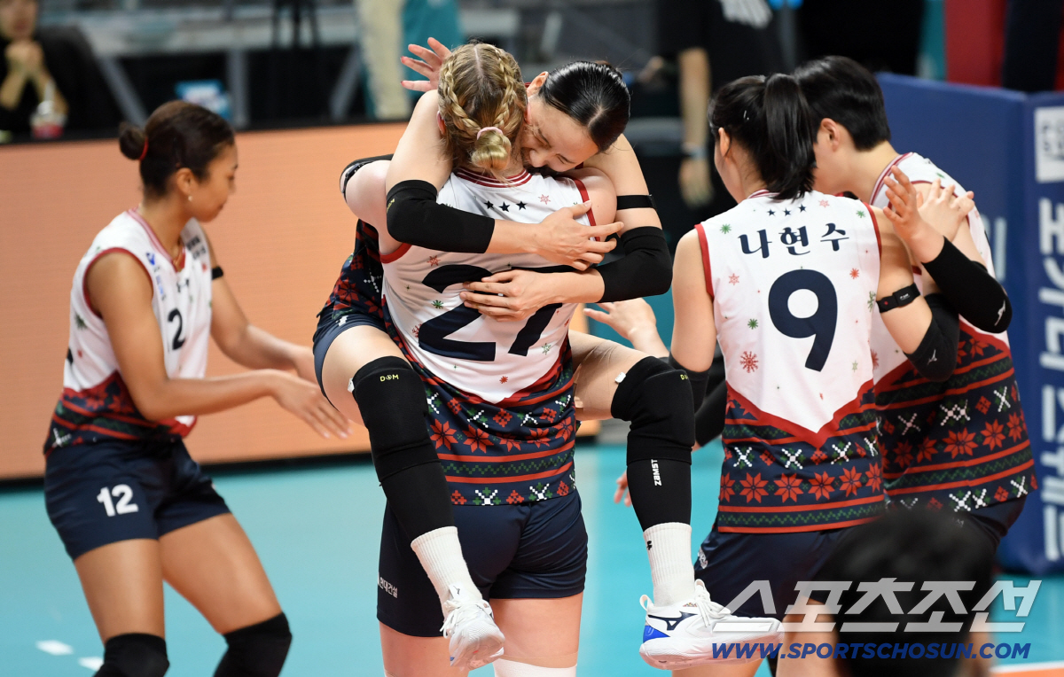 [포토] 현대건설, 4연승 질주