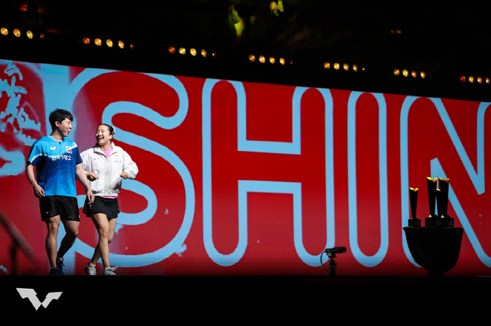 "美쳤다!하루2번 만리장성 넘고 우승" 임종훈-신유빈,中남녀1위조 3대0…