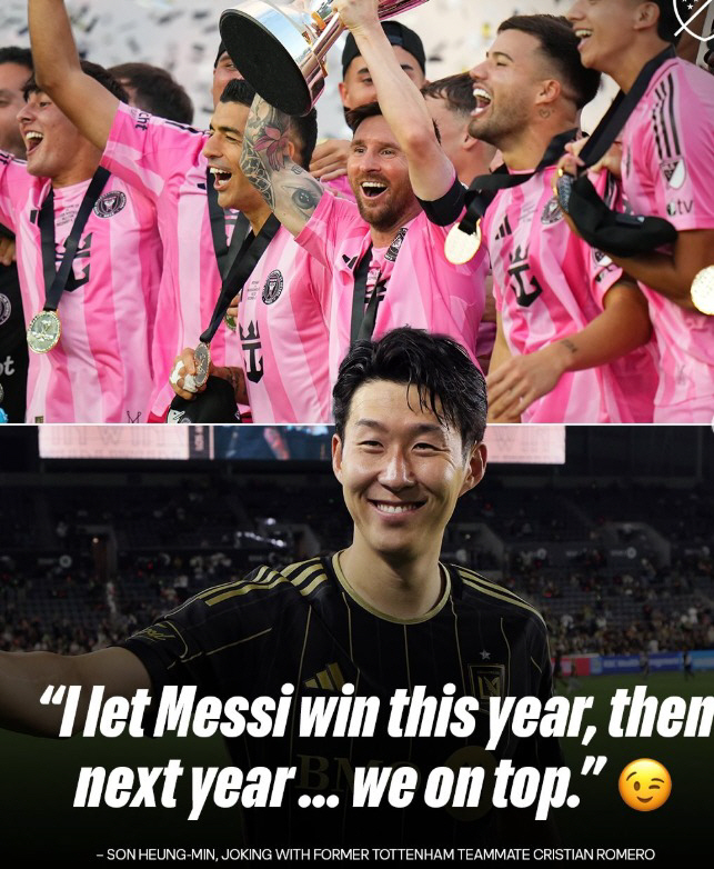 "메시, 올해는 '우승 양보'! 내년에는 안될걸" 손흥민의 유쾌한 도발→MLS 최고의 영입 2위…'오프시즌'에도 최고 또 최고