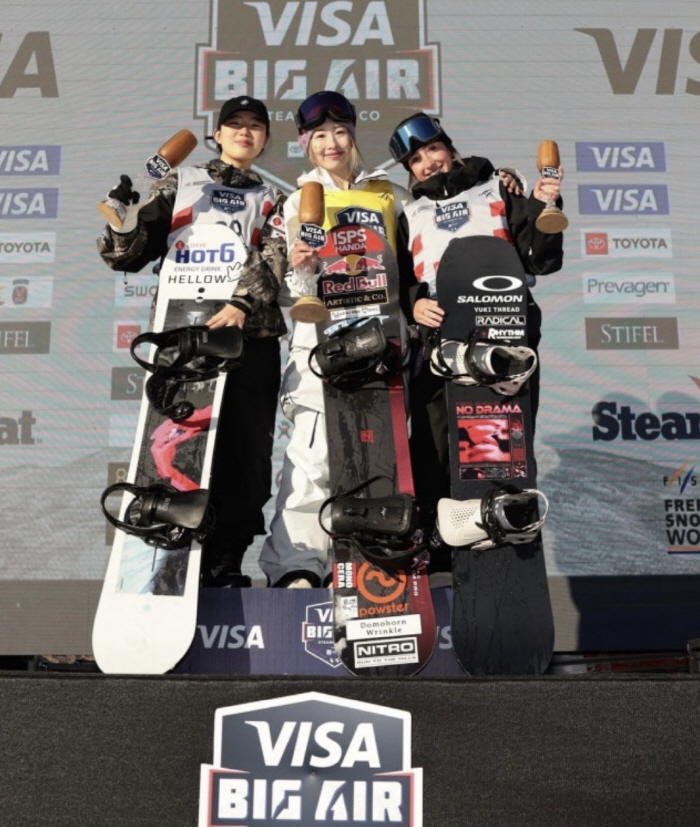 '기대주' 유승은, 스노보드 월드컵 여자 빅에어 은메달...韓 선수 최초 입상