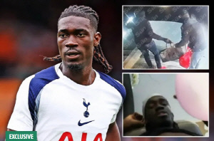 '英 단독' 손흥민 안고 펑펑 운 비수마, '웃음가스 풍선' 흡입 이유 전격 고백…100만파운드 강도 사건 후 모든 게 부서졌다