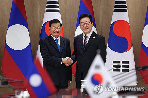 李대통령 "라오스, 광물 공급망 중요 파트너…포괄적 동반자로"
