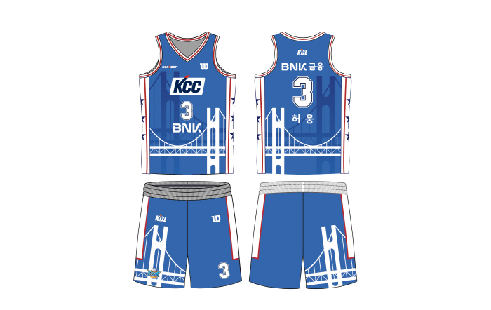 부산 KCC 이지스, 2025~2026시즌 시티 에디션 유니폼 착용