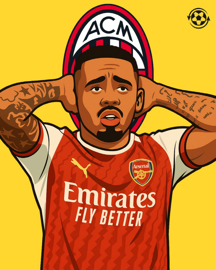 월드컵 나가고 싶습니다! AC 밀란, 제주스 겨울 영입 노린다…우선 순위서 밀려나→연봉 삭감 감수해야