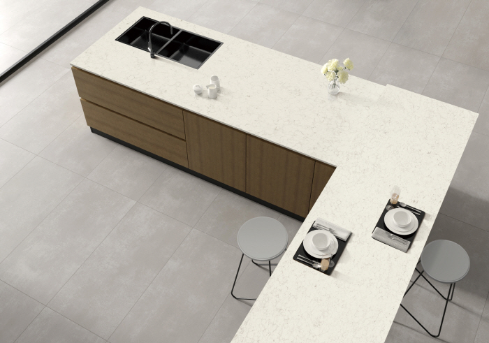 KCC글라스 홈씨씨, '센스톤 쿼츠' 리뉴얼…품격있는 공간 연출 선도