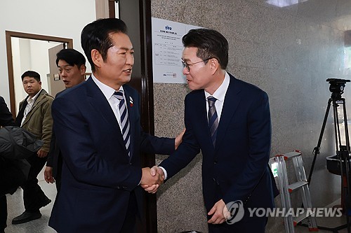 서울시장 출마선언 임박?…정청래 찾은 정원오 "먼 길 갈 채비"