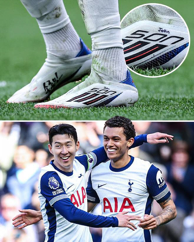 진심으로 캡틴 SON 사랑했구나...마지막 연설→구석서 눈물 뚝뚝 '찰칵…