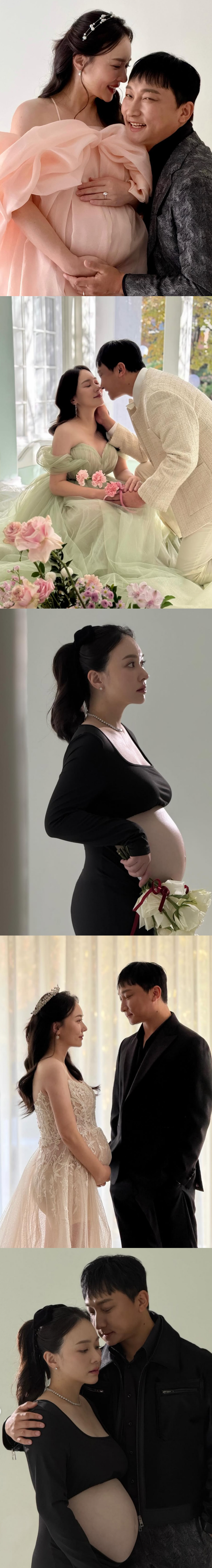 '시험관 9번 끝 임신' 양현민♥최참사랑, 만삭화보 공개..'절친' 김우…