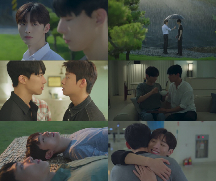 [SC리뷰] 워너원 출신 윤지성, 의문의 男배우와 ♥이뤘다…해피엔딩 마무…