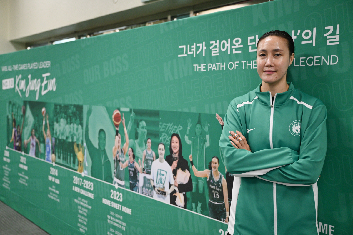 '영원한 에이스' 부천 하나은행 김정은, WKBL 최다 타이 600경기 …