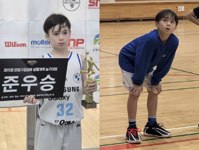 샘 해밍턴, 자식 농사 대성공...9세 子 윌리엄, 농구대회 준우승 "역…