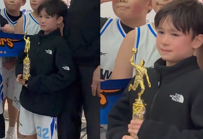 샘 해밍턴 子, 9세에 깜짝 소식 전했다...눈물 펑펑 쏟으며 "우승 각…