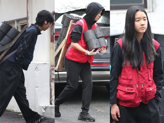 '정혜영♥' 션, 폭풍 성장 4남매와 연탄 봉사.."父 따라서 10년 차…