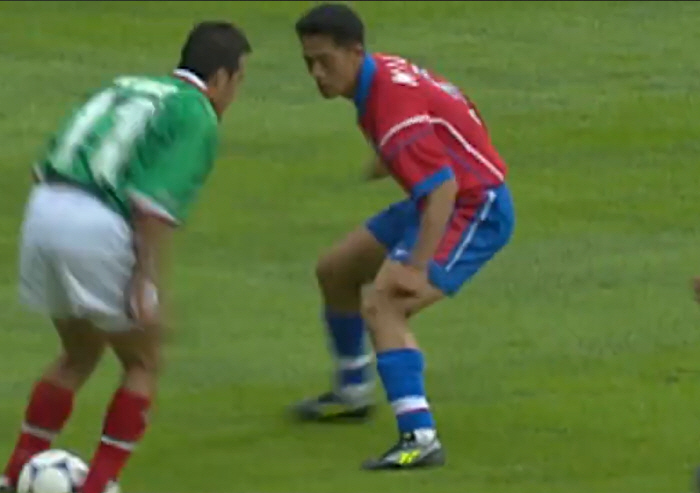 "하필 왜…" 홍명보호 상대 멕시코, '개구리 점프 굴욕' 그 유니폼 입…