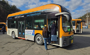 예산군, 저상형 전기버스 6대 추가 도입…총 7대