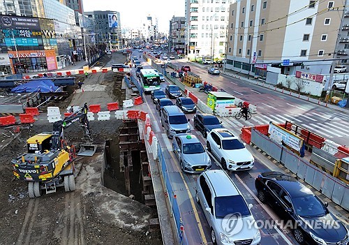 광주시, 도시철도 2호선 공사 피해 점포 2만5천곳 지원