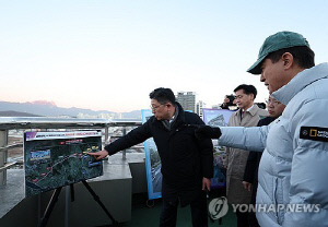 북부간선도로 방문한 오세훈 