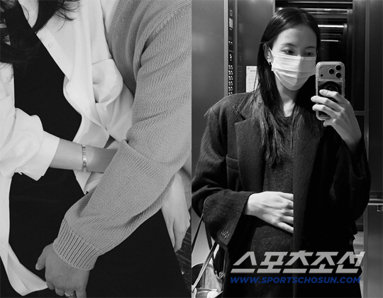 '김동욱♥' 스텔라 김, 볼록 D라인..딸 출산 앞두고 "극심한 불안 겪…
