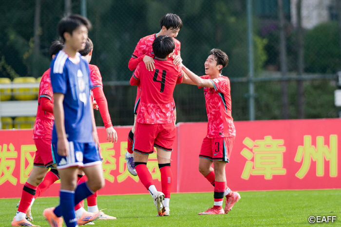 "숙적 일본 꺾었다" 韓 U-15 동생들, '미친 감차→화력 폭발' 한일전 3-0 쾌승…中 넘어 동아시안컵 2위 '체면치레'
