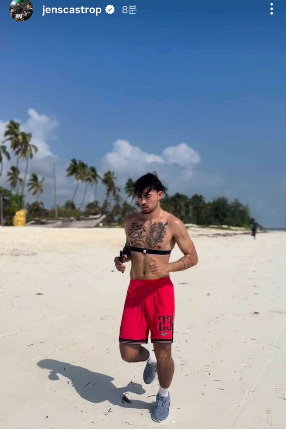 '대한민국 최초 혼혈' 카스트로프 애국심 초대박, 국대 유니폼 입고 상탈…