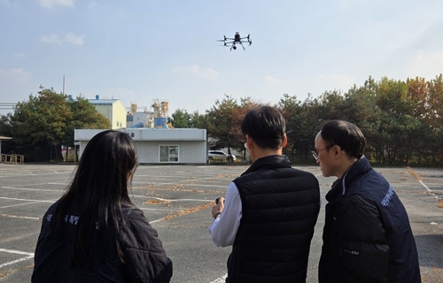 대전시특사경, 드론으로 대기오염물질 배출 사업장 3곳 적발