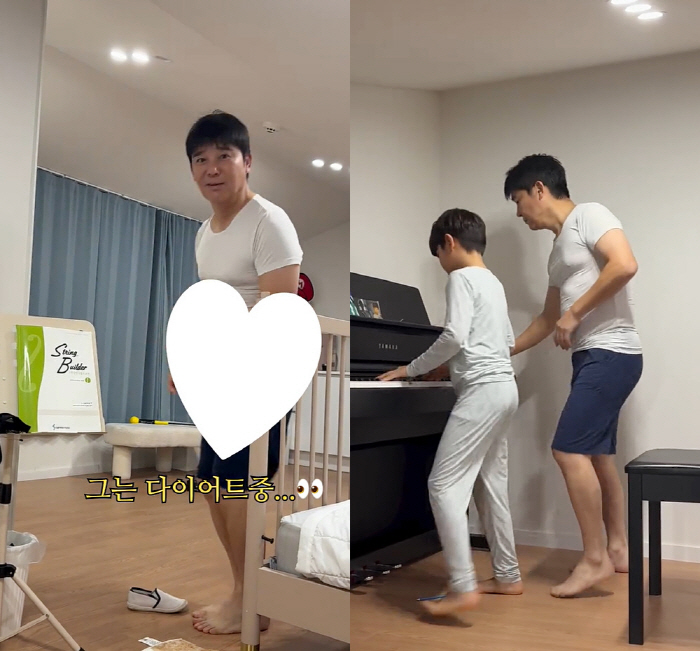 임창정 '훈남' 8세子, 피아노 천재였다...父 노래도 척척 '아빠는 댄…