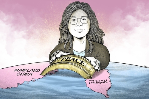 中, 친중 대만 야당 당수와 꾸는 '통일 꿈'…"도전 요인도 산적"