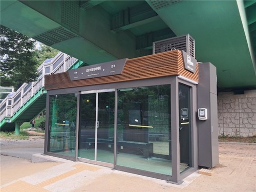 [안성소식] 버스정류장 스마트 쉘터 '24시간 한파쉼터'로 운영