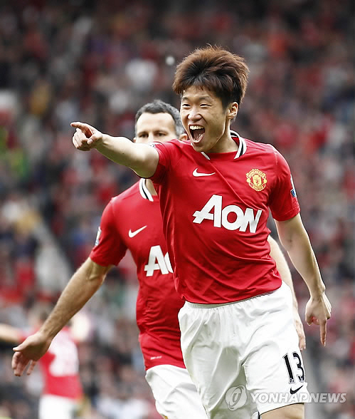 '역시 한국 GOAT' 박지성 초대박! EPL 역대 최고 미드필더 22위…