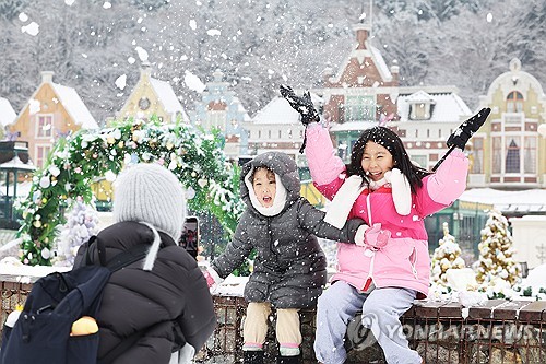 한파 온 성탄절…전라 서해안 중심 많은 눈