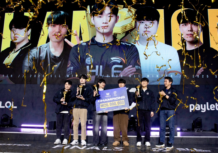 SOOP이 개최한 '2025 SLL 윈터', 클리드의 우정클로바 우승