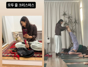 이효리, 쉬는 날이 언제야? 크리스마스 새벽에도 요가원 출근 