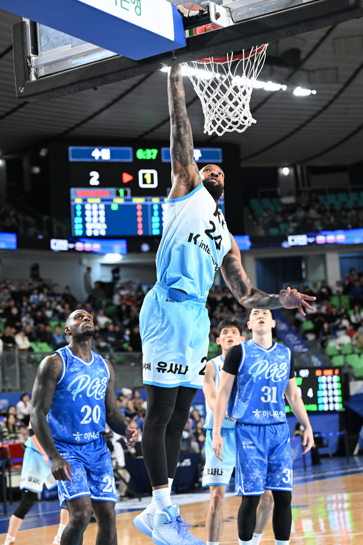 [현장분석]13점 폭발! 양우혁 임팩트. 가스공사, KT  83대75 제…