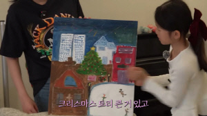 장윤주 딸, 9세의 수준급 그림 실력...디자이너父 