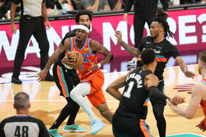 "74승? 70승도 쉽지 않다!" 강력우승후보 OKC. 비관적 전망 등장. 美 ESPN "최상위권 팀과의 맞대결 비율 37%"