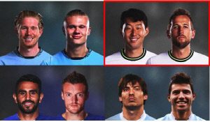 손흥민 대박 소식! 레전드 사이에 얼굴 '딱'…EPL 최고의 듀오→호날두·앙리·제라드보다 쏘니