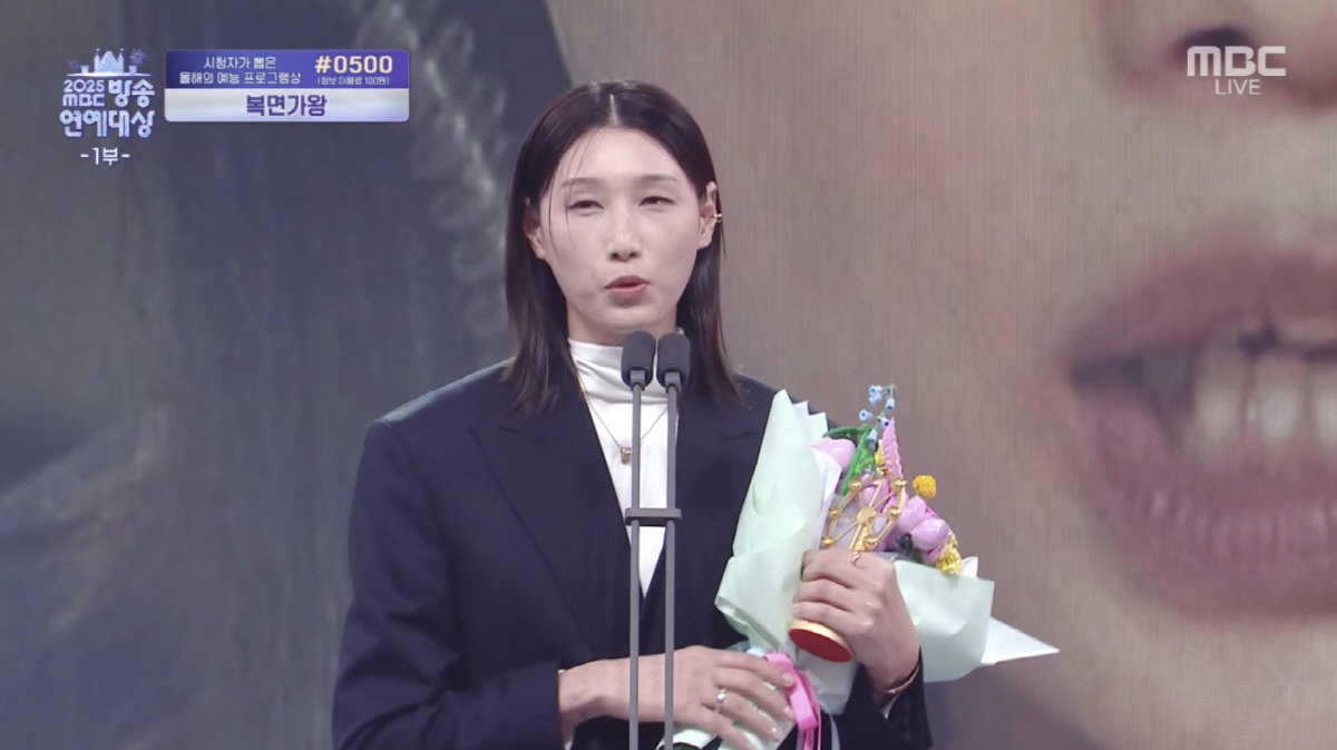 김연경·최홍만, 눈물의 신인상..."20년전 운동선수로 받고 처음" [M…