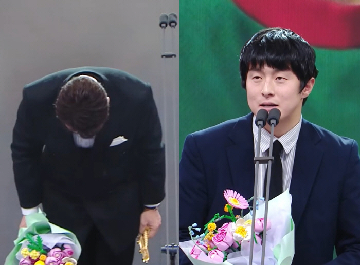 고개 숙인 전현무·말 아낀 기안84...박나래·키 논란에 수상에도 웃지 못했다