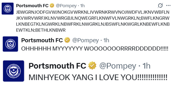 98분 극장 결승골에 초흥분 "양민혁 사랑해!!" 외친 포츠머스…2025…