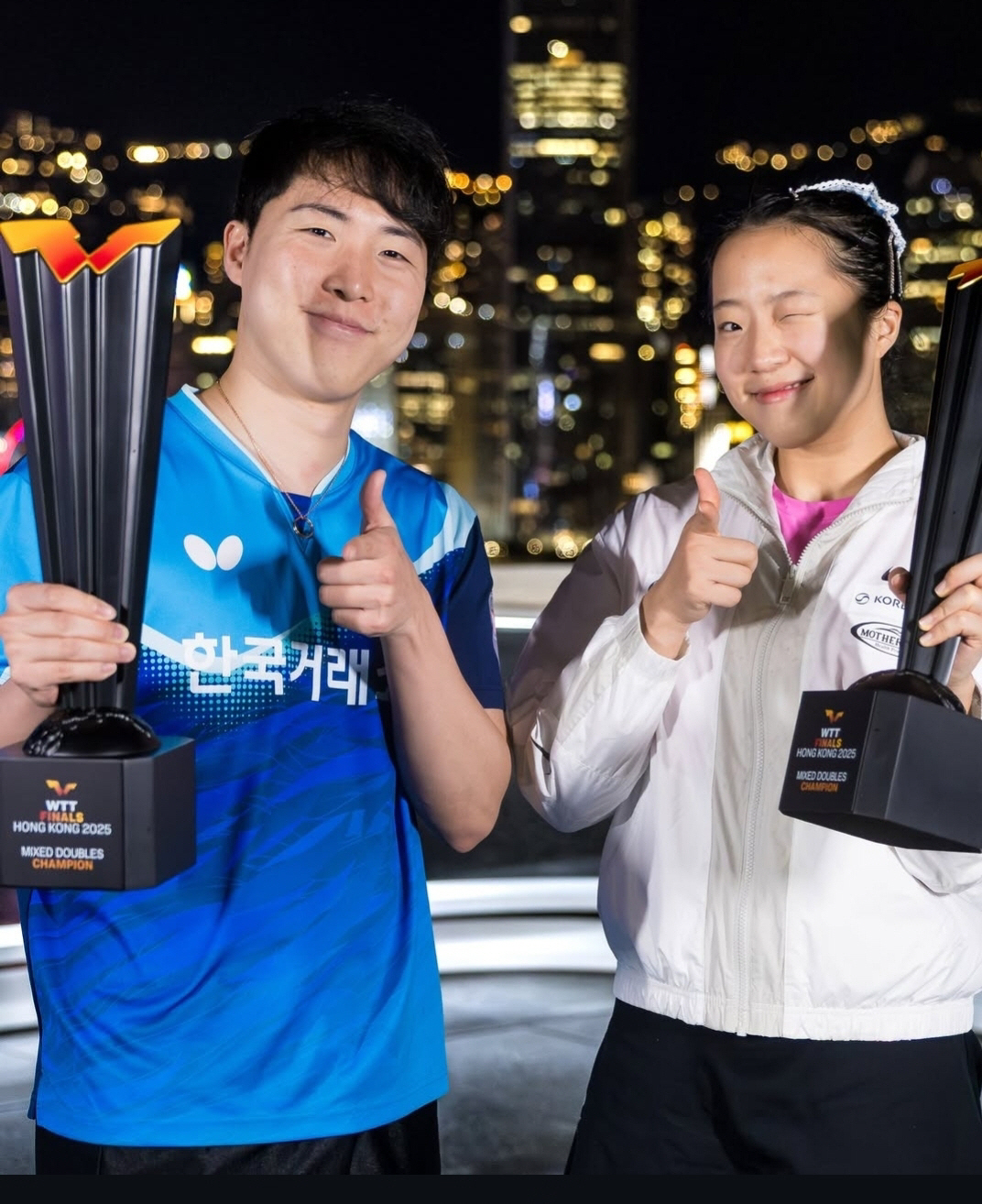 "기부X나눔은 나의 힘!" 만리장성 넘은 '탁구요정'신유빈"새해에도 목표…