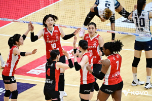 '눈물의 9연패 탈출' 42일만에 이겼다! 실바 압도한 조이 폭주[광주 리포트]