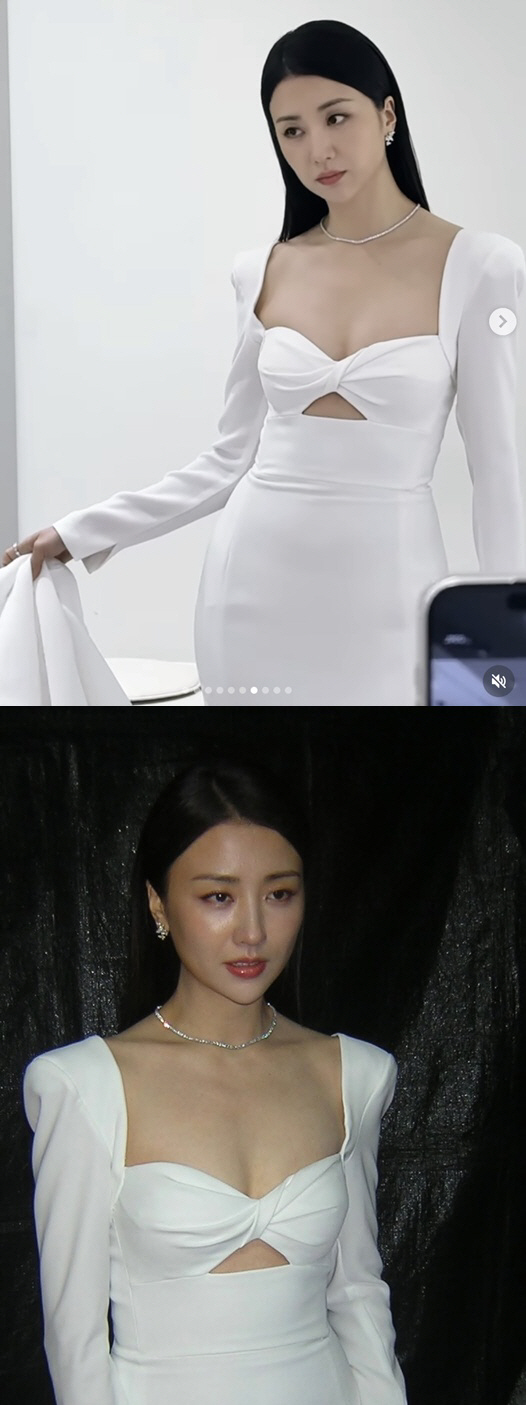 '38세' 박하선, 시상식 드레스 뭐라고..킬힐+급 다이어트까지 소화