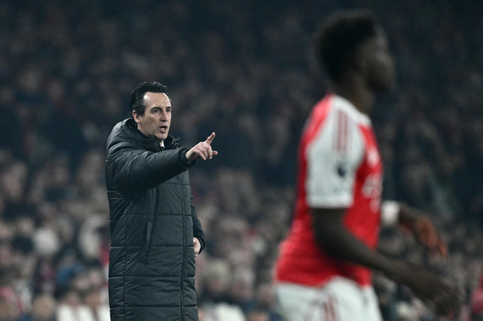 '비겁한 변명입니다' 에메리가 아르테타의 악수를 피한 이유..."너무 추웠다"