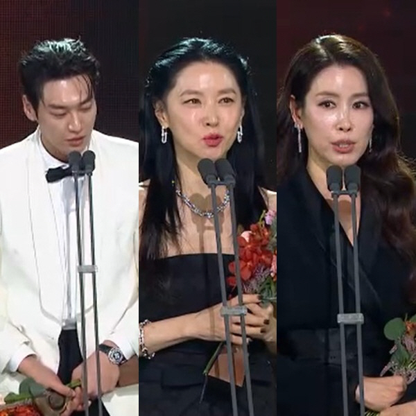 안재욱·엄지원, 공동 대상…故 이순재 떠올리며 오열 "많이 그리워" [K…