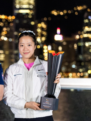 탁구 신유빈, WTT 시리즈 출격…5일 챔피언스 도하 참가차 출국