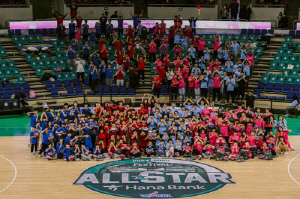 여자농구 올스타, 부산 꿈나무들과 W-페스티벌 이벤트매치