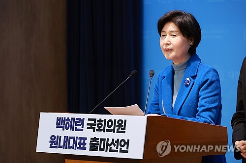 백혜련, 與원내대표 선거 출마…"비위에 무관용·사법개혁 완수"