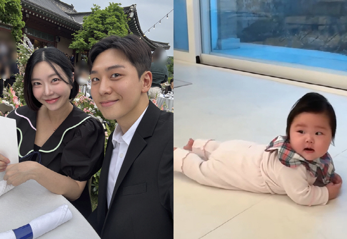 레이디제인, 168일된 쌍둥이 기쁜 소식 전했다..."첫 뒤집기 성공한 …